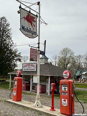 1940s gas station.