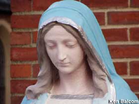 mary weeping
