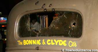 Bonnie and Clyde Car from back.