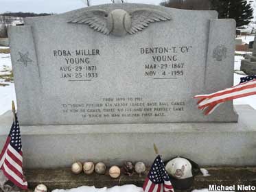 Cy Young grave.