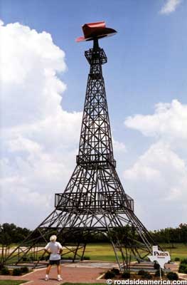 The Eiffel Tower of Paris,