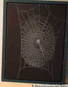 Spider web art.