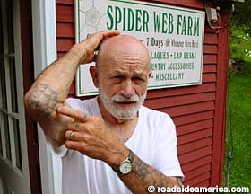 Spider Web Tattoo Elbow
