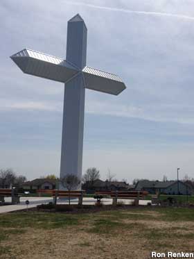 Giant cross.