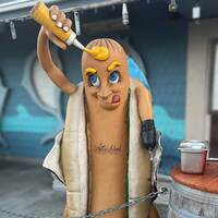 Hot Dog Man with Hook