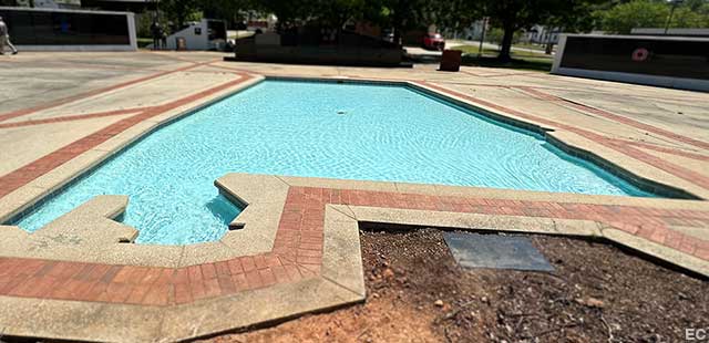 Alabama-shaped pool.