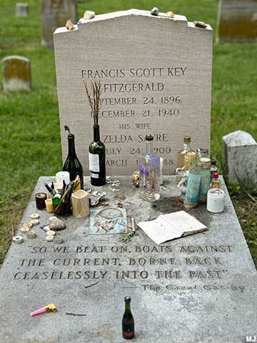 F. Scott Fitzgerald and Zelda's Graves.