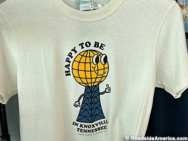 Turn that frown upside-down with a Sunsphere t-shirt.
